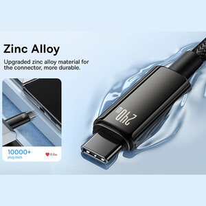 قیمت کابل دوسر تایپ سی  یک متری 240 وات بیسوس