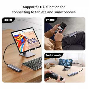 فروش هاب تایپ‌سی 4 پورت یوگرین