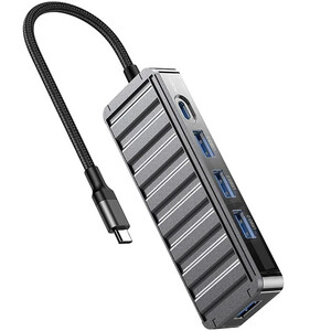 هاب 5 پورت تایپ سی ایکس‌او HUB015