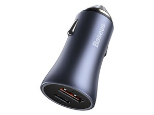 آداپتور فندکی فست شارژ ماشین دو پورت بیسوس