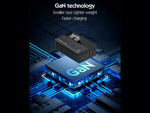 پاور هاب سوپر فست شارژ تایپ سی و یو اس بی 100 وات الدنیو LDNIO A4809C 100W GaN Super Fast Charger