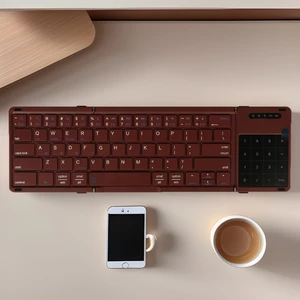 خرید کیبورد بی‌‌سیم تاشو شارژی با تاچ پد لمسی