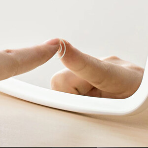 خرید آینه آرایشی رومیزی ال ای دی دار شیائومی