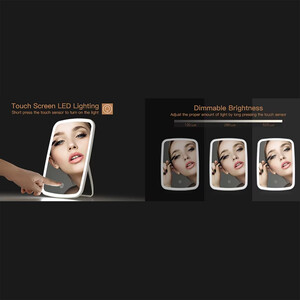 بهترین آینه آرایشی رومیزی ال ای دی دار شیائومی