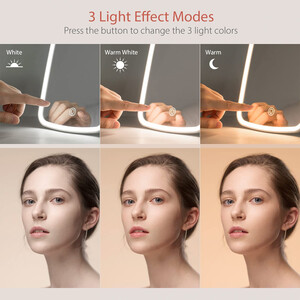 کیفیت آینه آرایشی رومیزی ال ای دی دار شیائومی