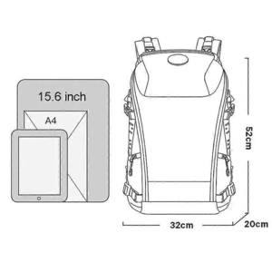 بهترین کوله پشتی مسافرتی لپ تاپ 15.6 اینچ ضدآب با ظرفیت بزرگ