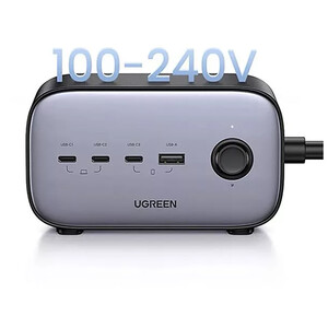 قیمت چندراهی برق جهانی دو سوکت، 3 تایپ سی و یک یو‌اس‌بی 3680 وات یوگرین