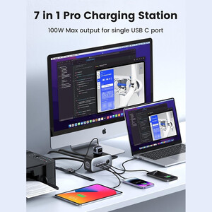 فروش چندراهی برق جهانی دو سوکت، 3 تایپ سی و یک یو‌اس‌بی 3680  وات یوگرین