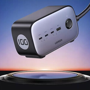 خرید چندراهی برق جهانی دو سوکت، 3 تایپ سی و یک یو‌اس‌بی 3680 وات یوگرین