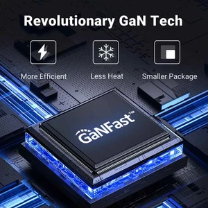 شارژر دیواری فست شارژ تایپ‌‍سی و یو‌اس‌بی 140 وات یوگرین با کابل دوسر تایپ‌سی