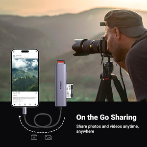 کارت‌خوان تایپ‌سی آلومینیومی یوگرین