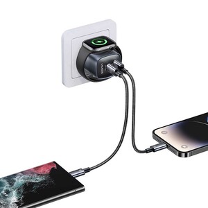 آداپتور تایپ سی و یو اس بی 20 وات و شارژر اپل واچ یوسامز