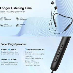 بی نظیر ترین هندزفری گردنی بلوتوثی گیمینگ بیسوس