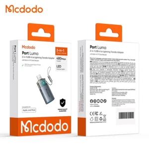 قیمت مبدل اوتی‌جی یو اس بی به لایتنینگ و میکرو اس دی مک دودو