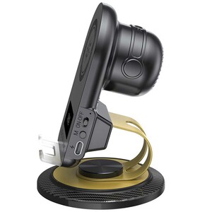 شارژر وایرلس، هولدر موبایل و اسپیکر بلوتوثی رومیزی ایکس‌او از نمای جانبی