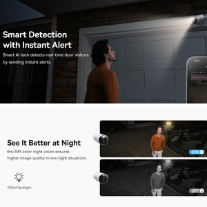 دوربین مداربسته هوشمند فضای باز ضدآب بیسوس