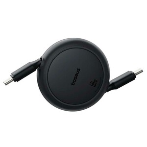 کابل شارژ دوسر تایپ‌سی جمع‌شونده 60 وات یک متری بیسوس