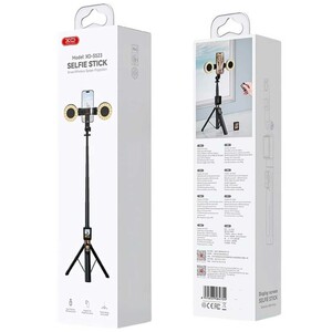 مونوپاد چراغ‌دار و پایه نگهدارنده گوشی موبایل ایکس‌او