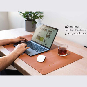 موس پد 80*45 چرمی دسک مت