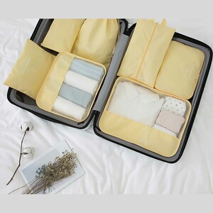 سایت فروش پک نظم‌دهنده چمدان و ساک چند منظوره 7 تیکه ضدآب برلیانس