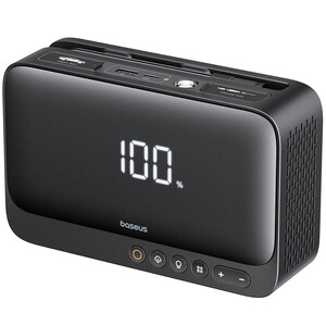 پاور بانک 6000 و جامپ استارتر بیسوس Baseus BS-CH013 C00245902111 با چراغ قوه و پمپ باد
