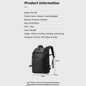 کوله پشتی کوهنوردی لپ‌تاپ 15.6 اینچی 36 لیتری بنج