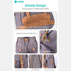 فروش کوله پشتی برزنتی کوتسی