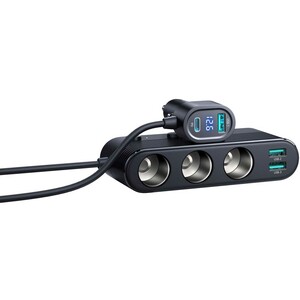 شارژر فندکی فست شارژ ماشین 179 وات تایپ‌سی و یو‌اس‌بی جویرم JR-CCL01