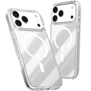 قاب مگ سیف آیفون 17 پرو مجیک مسک Magic Mask Q Series شفاف ژله ای