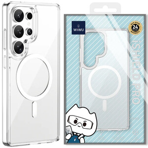 قاب مگنتی گوشی سامسونگ Galaxy S25 Ultra ویوو WiWU MCC-101 - شفاف