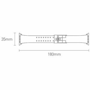 بند سیلیکونی اپل واچ 38 و 40 میلی‌متری بیسوس