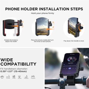 هولدر گوشی موبایل دوچرخه و موتورسیکلت ویوو