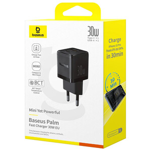 خرید شارژر دیواری فست شارژ تایپ سی و یو اس بی بیسوس