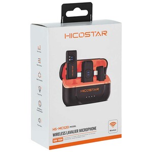 میکروفون یقه ای بی سیم تایپ سی و لایتنینگ هایکواستار