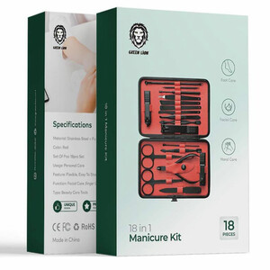 ست مانیکو و پدیکور ناخن 18 عددی گرین