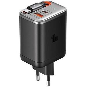 شارژر دیواری 40 وات تایپ سی و یو اس بی مک دودو با کابل تایپ سی