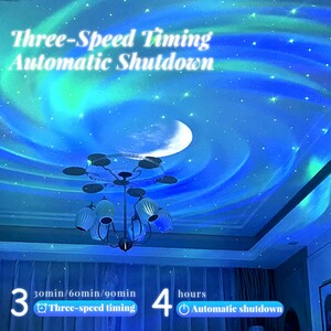 پروژکتور ستاره و کهکشان و اسپیکر بلوتوثی رومیزی ایکس او