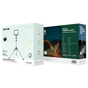 جعبه چراغ کمپینگ 7200 میلی‌آمپر خورشیدی گرین‌لاین