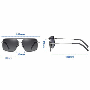 ابعاد عینک آفتابی مردانه