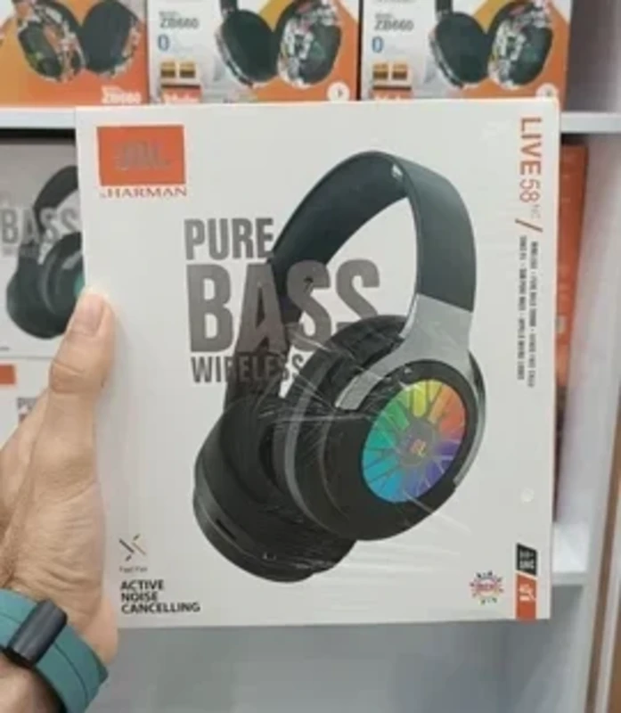 هدفون بی‌سیم JBL مدل LIVE 650BTNC با قابلیت حذف نویز غیر اصل اقتصادی