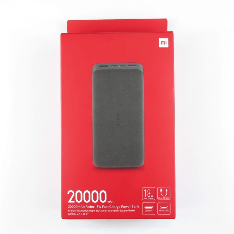 پاوربانک 18 وات شیائومی Redmi ظرفیت 20000 میلی‌آمپر | اصل