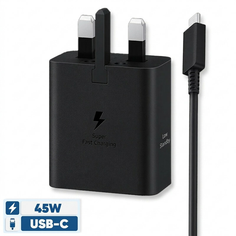 شارژر دیواری ۴۵ وات سامسونگ مدل EP-T4511 به همراه کابل ۱.۸ متری (45W+CABLE 1.8M)