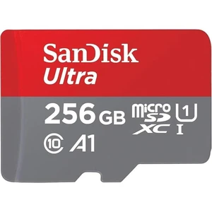 کارت حافظه microSDXC سن دیسک مدل Ultra A1 کلاس 10 استاندارد UHS-I سرعت 150MBps ظرفیت 256 گیگابایت