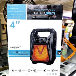 اسپیکر بلوتوثی قابل حمل مدل GTS-1389