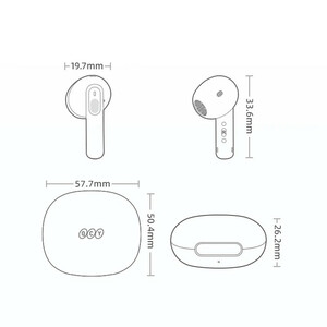 هدفون بلوتوثی کیو سی وای مدل AilyBuds E10 QT35