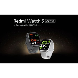 ساعت هوشمند شیائومی مدل Redmi Watch 5 Active - Global دارای قابلیت های قابلیت مکالمه از طریق بلوتوث، قابلیت تغییر طرح ساعت یا تم بند پلاستیک