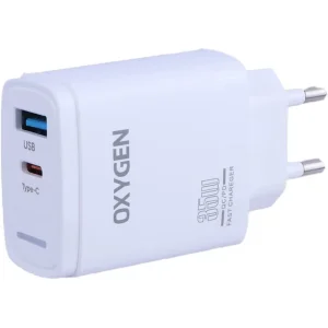 شارژر دیواری 35 وات اکسیژن CH-3 QC3.0 PD 3.5A
