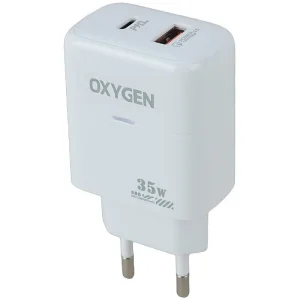 شارژر دیواری 35 وات اکسیژن CH-4 QC3.0 PD 3A
