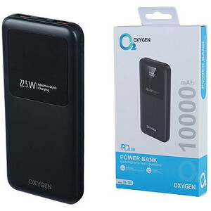 پاوربانک 22.5 وات اکسیژن مدل OX-100 با ظرفیت 10000 میلی‌آمپر ساعت