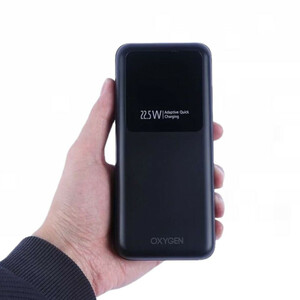 پاوربانک 22.5 وات اکسیژن مدل OX-100 با ظرفیت 10000 میلی‌آمپر ساعت